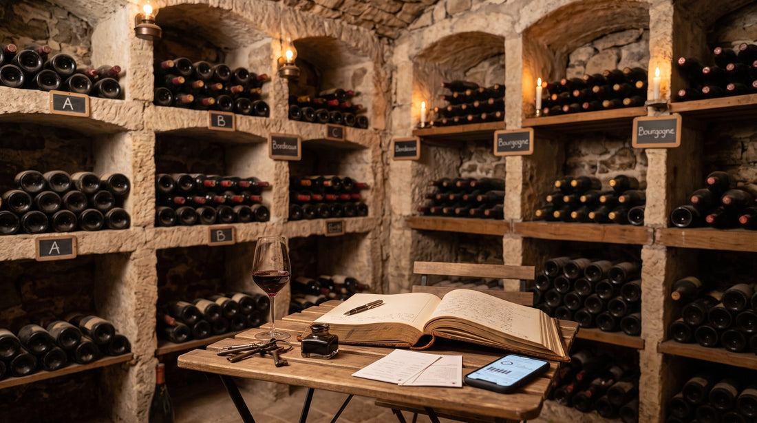 Livre de cave : méthodes et outils pour orchestrer sa collection de vins