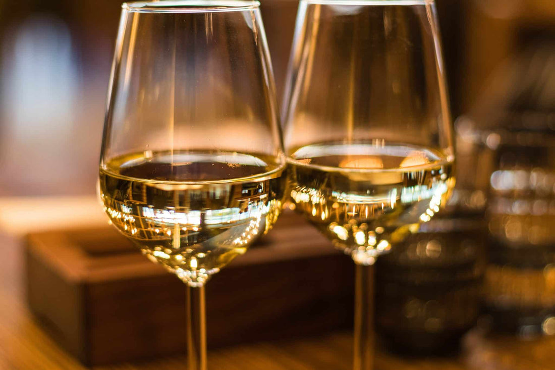 verres de vin blanc