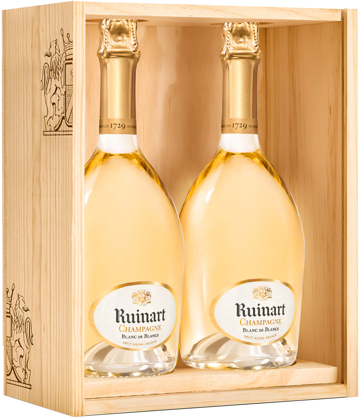 Champagne Ruinart - Coffret Duo Blanc de Blancs