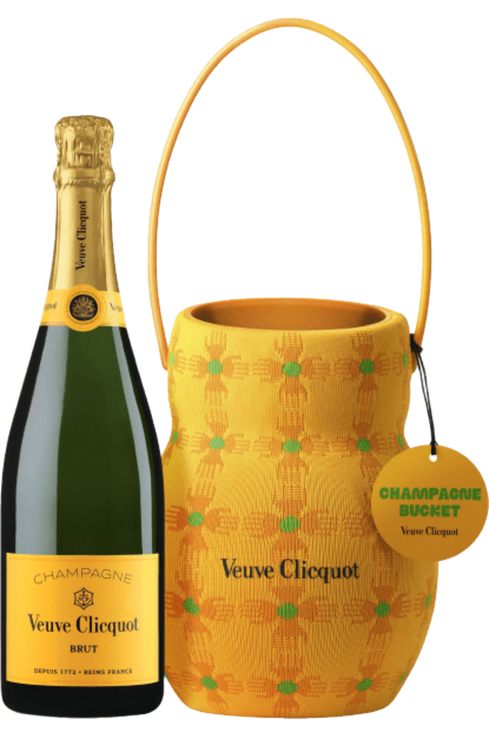 Sun Holder (seau à glace) - Edition Limitée Yinka Ilory Veuve Clicquot Brut Carte Jaune